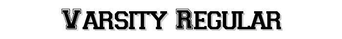 Varsity Regular font